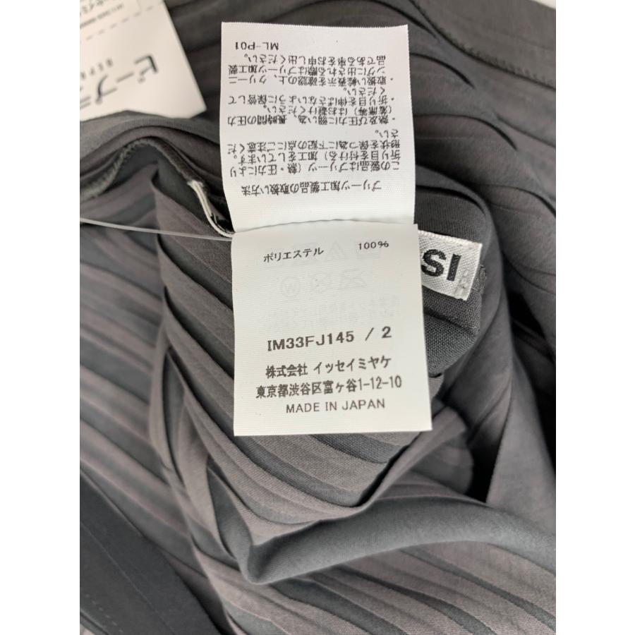 イッセイミヤケ IM33FJ145 プルオーバー 2 ブラック アシンメトリー