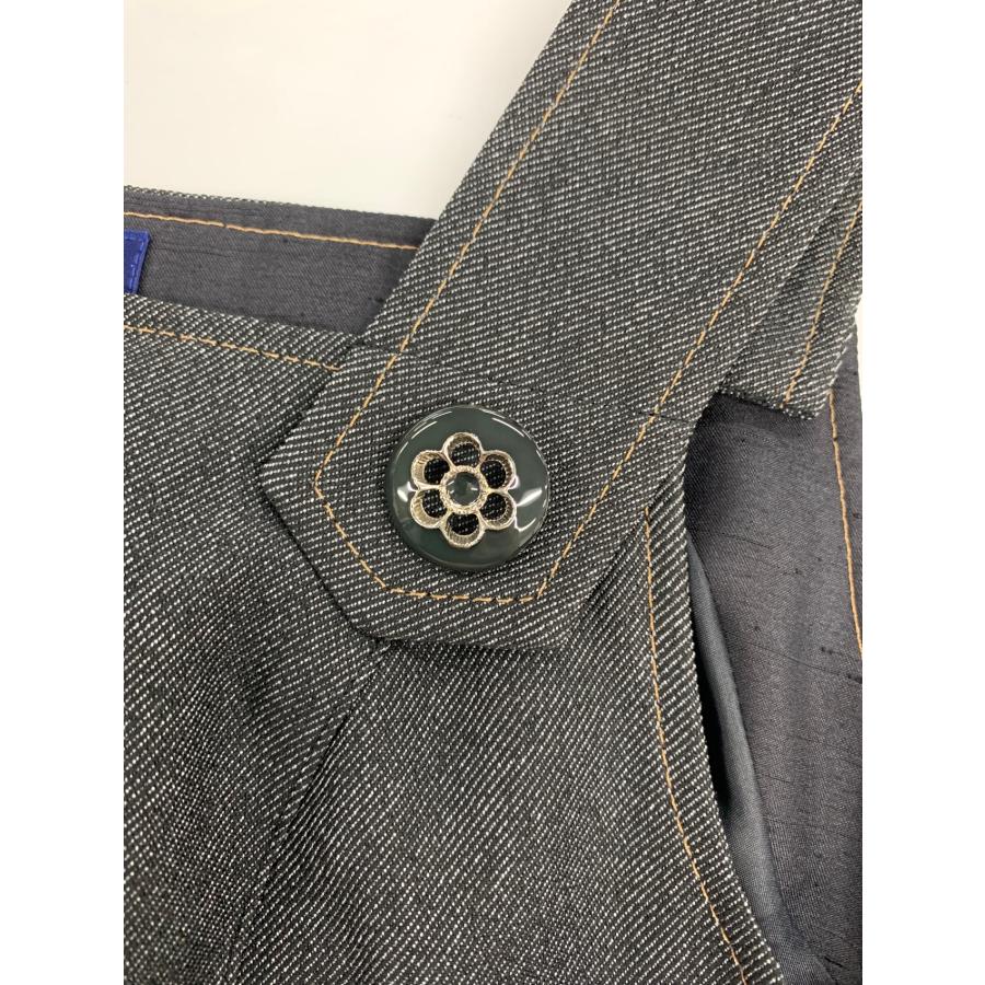 M'S GRACY 23AW フラワーボタン付きツイードワンピース ブラック M'S GRACY 23AW フラワーボタン付きツイードワンピース ブラック