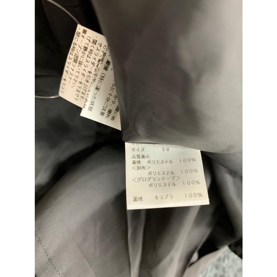 エムズグレイシー 111510 コート 38 ブラック 花 リボン ジップ エムズグレイシー 111510 コート 38 ブラック 花 リボン ジップ