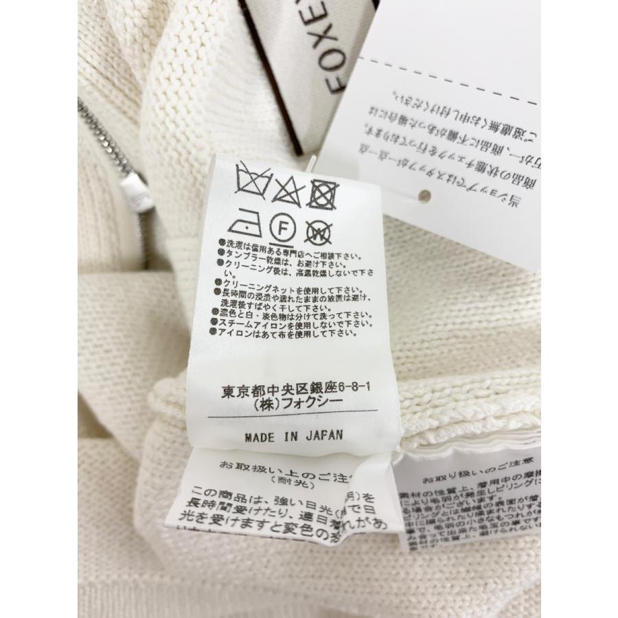 フォクシーブティック Lily Parka 38050 パーカー 38 ホワイト 2022年