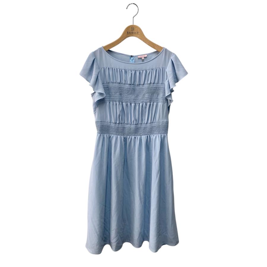 トッカ OPTOYM0560 ワンピース 6 ブルー ギャザー フリル ITURWW96W2EO  