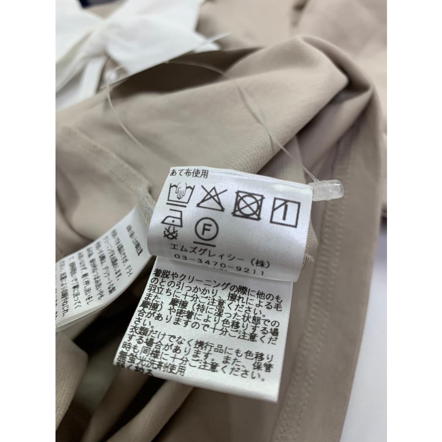 エムズグレイシー 515323 トップス ベージュ パール リボン 
