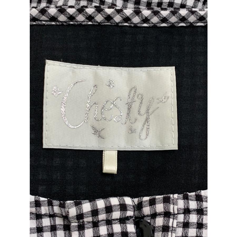 チェスティ 23F505 ワンピース 0 ブラック すずらん刺繍