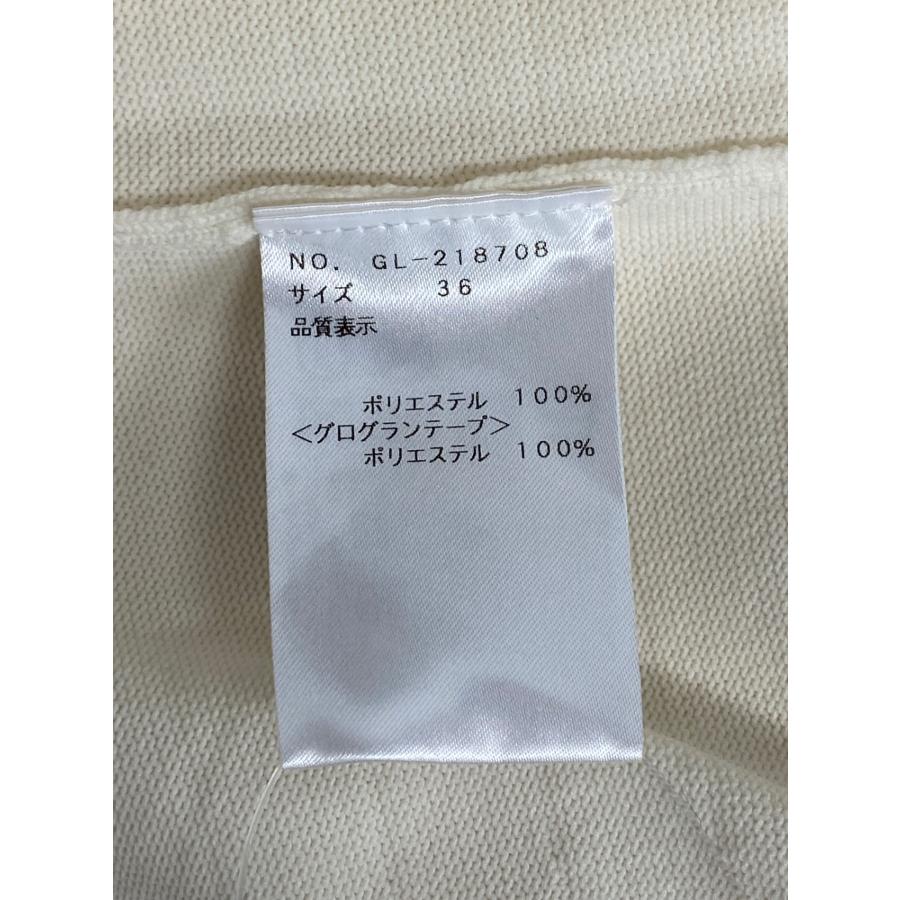 【美品】2023❤️エムズグレイシー❤️袖リボン　ボレロ　白　38 エムズグレイシー 218708 ワンピース 36 アイボリー ニット リボン