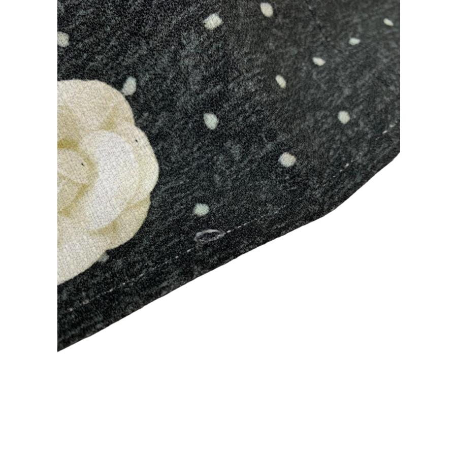 エムズグレイシー 417519 スカート 42 グレー フラワーモチーフ  