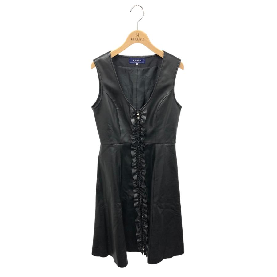 エムズグレイシー フェイクレザージャンパースカート 311522