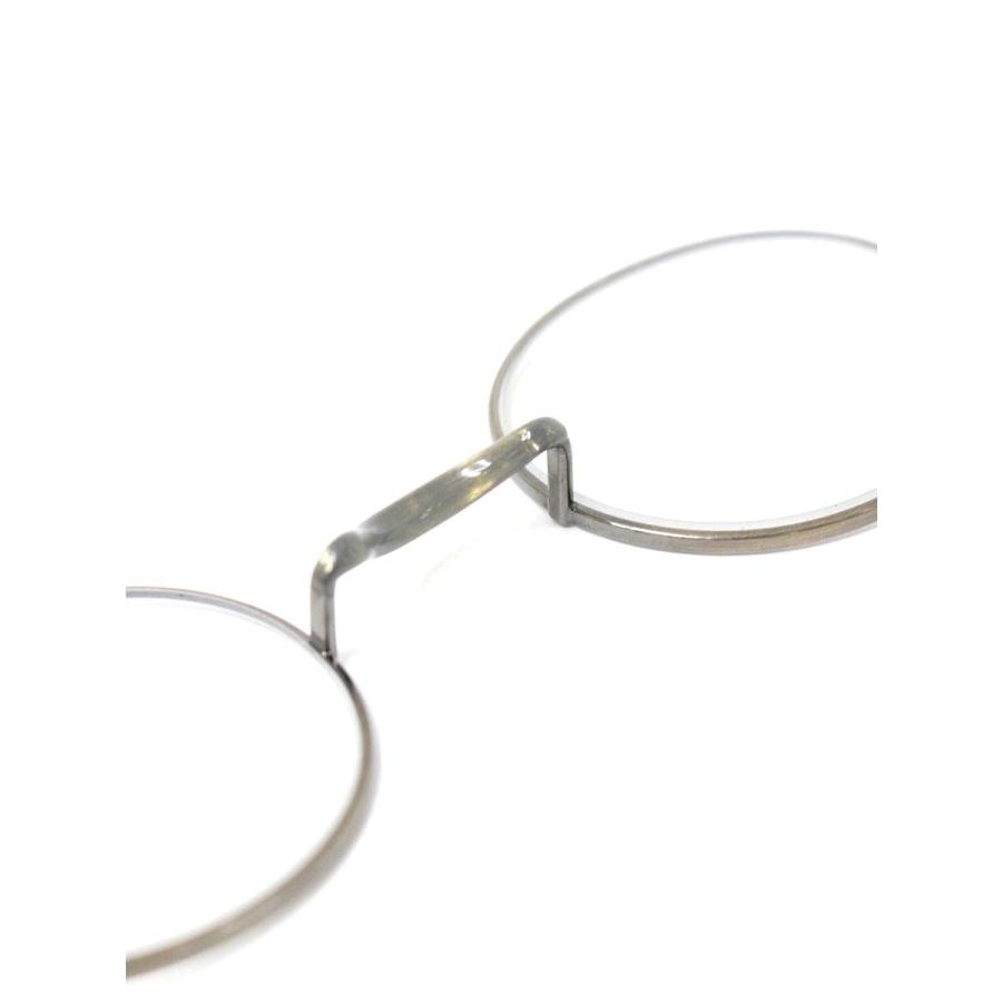 金子眼鏡 ラウンドメガネ シルバー 金子眼鏡 VINTAGE KV-49 ATS メガネ シルバー ラウンド メタル