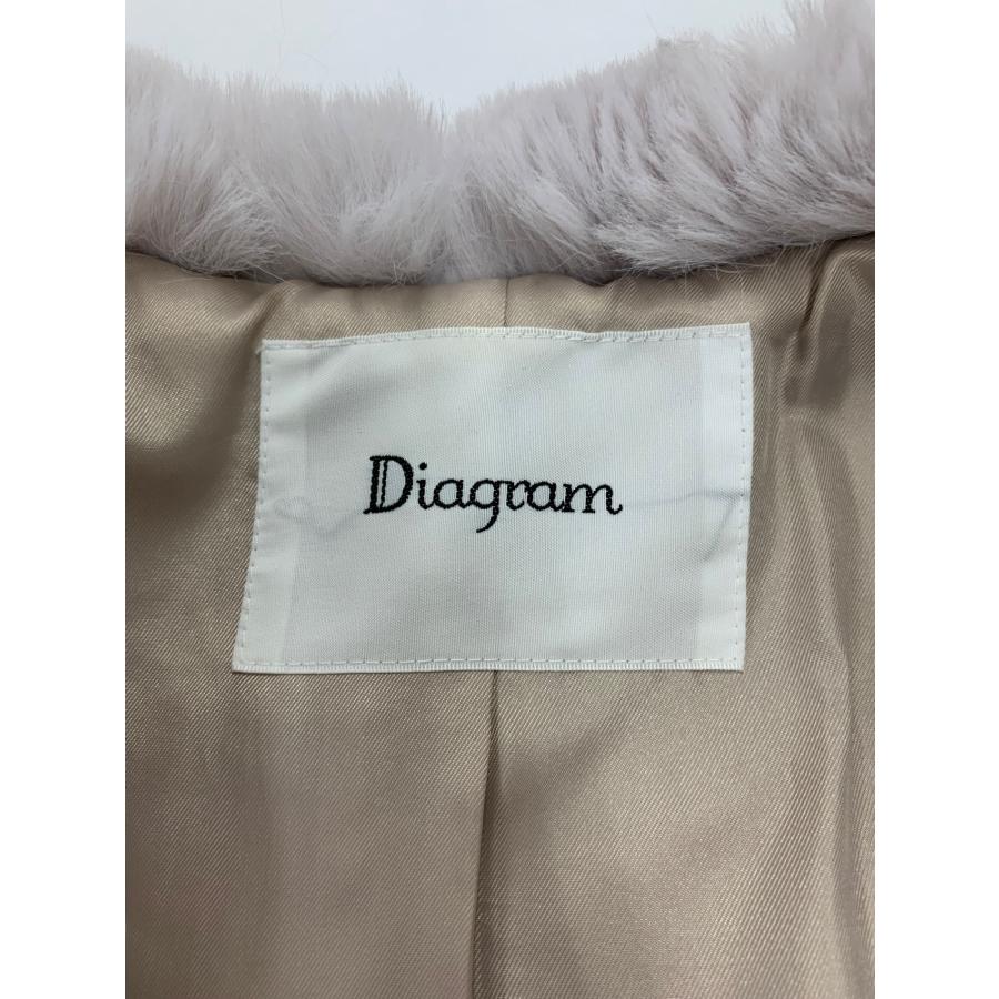 ダイアグラム 03214 61125-00 コート 36 グレージュ フード エコファー