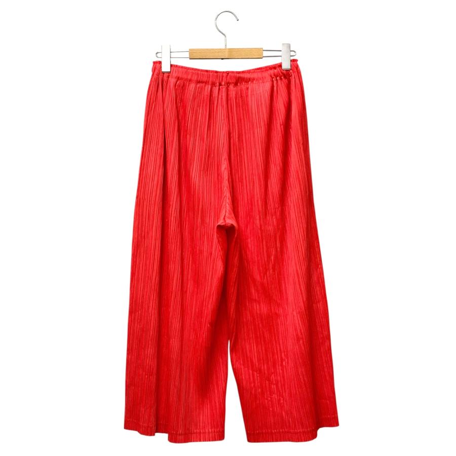 プリーツプリーズイッセイミヤケ PP01-JF413 パンツ 3 レッド