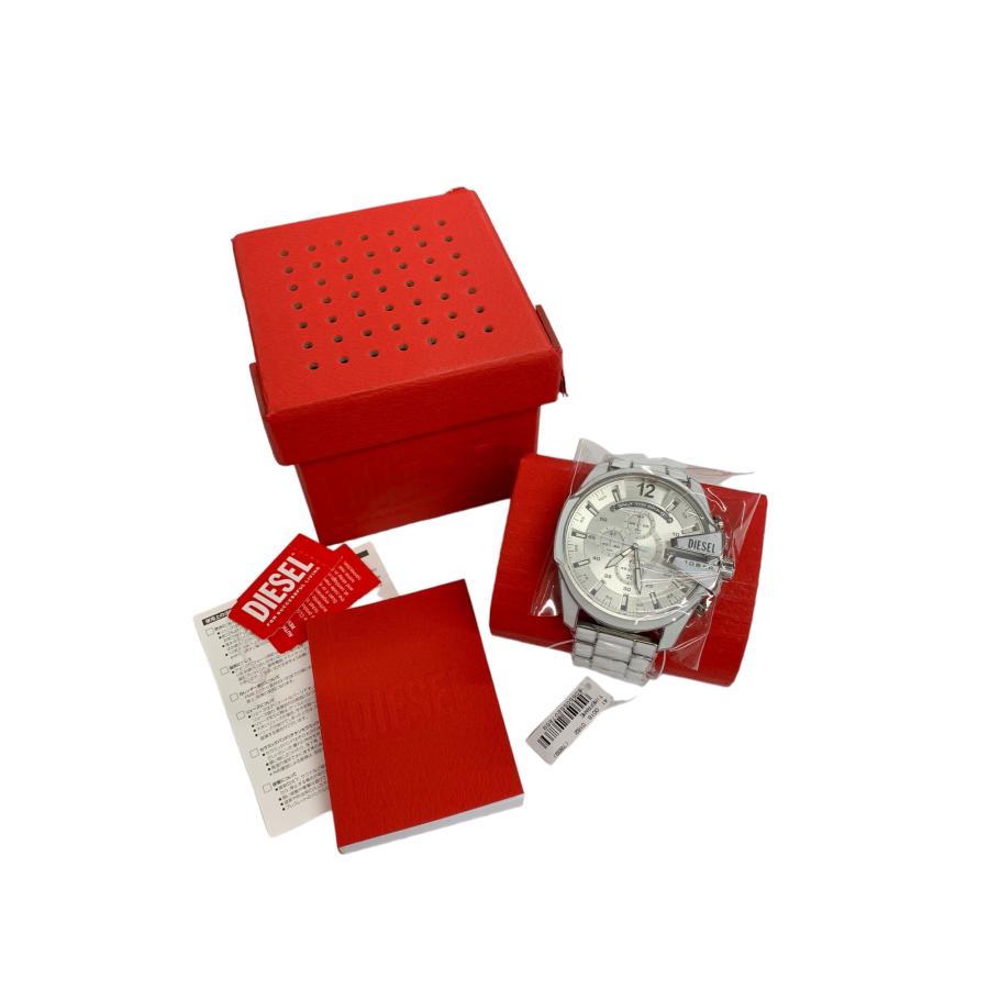 ディーゼル MEGA CHIEF DZ4660 腕時計 シルバー クオーツ クロノグラフ