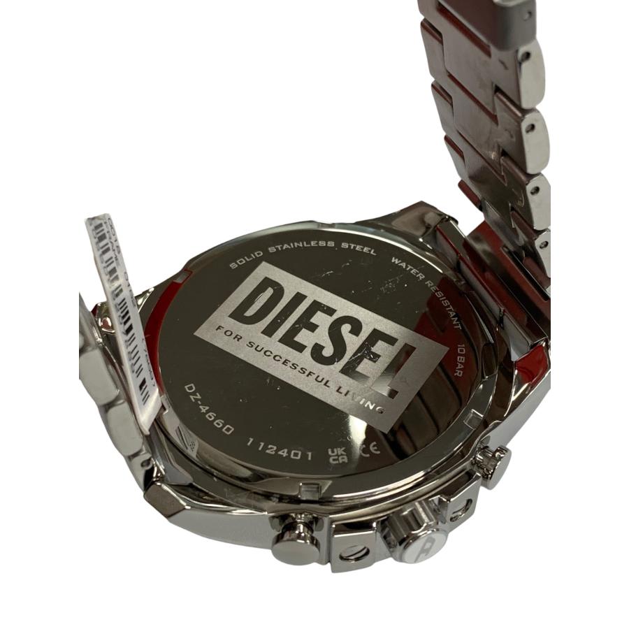 ディーゼル MEGA CHIEF DZ4660 腕時計 シルバー クオーツ クロノグラフ