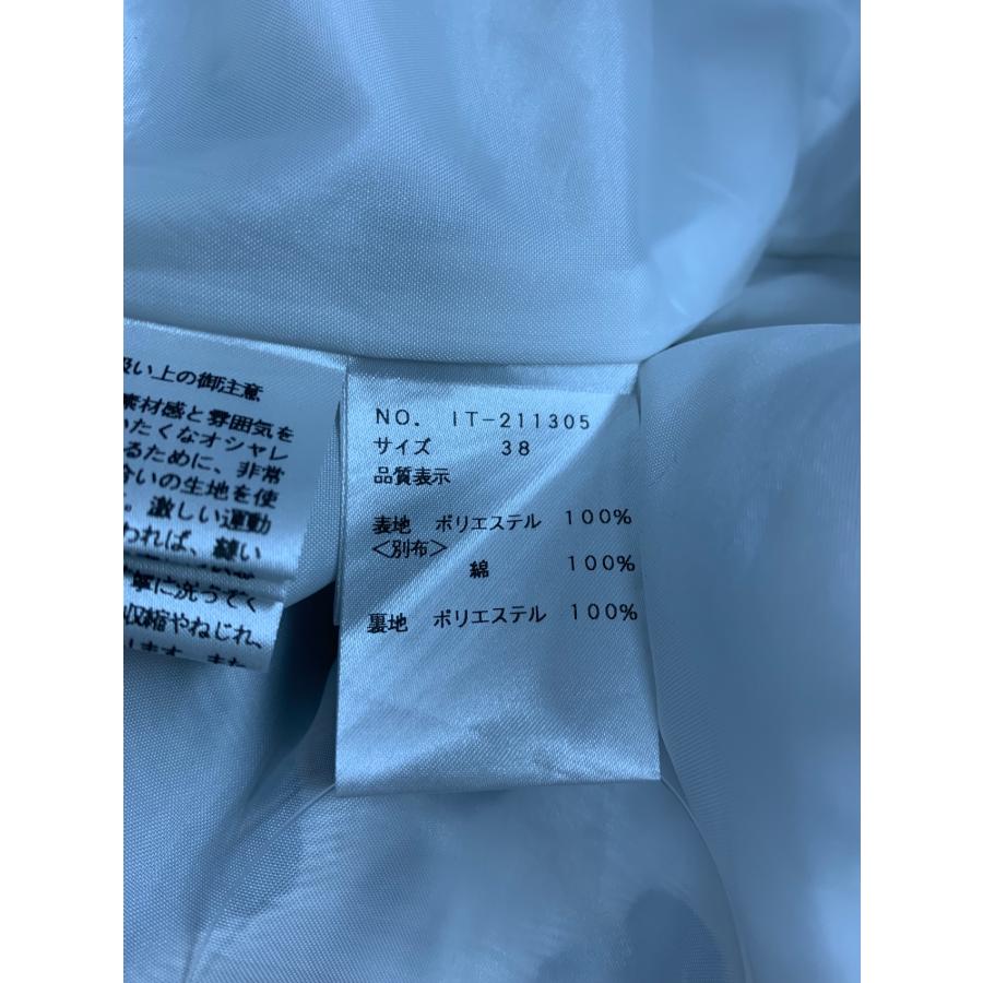 エムズグレイシー 211305 ワンピース 38 ホワイト フラワーモチーフ