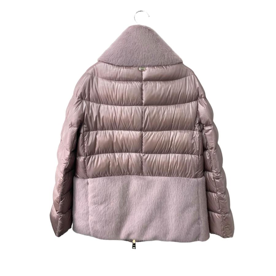 ヘルノ PI1123D-12017-4645 ダウンジャケット 42 パープル エコファー