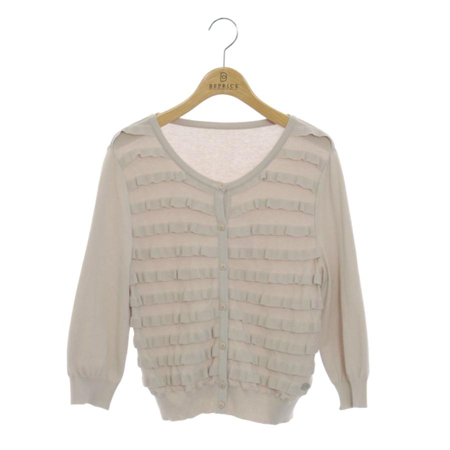 フォクシーブティック カーディガン Petit Ruffle 35719 42 ベージュ