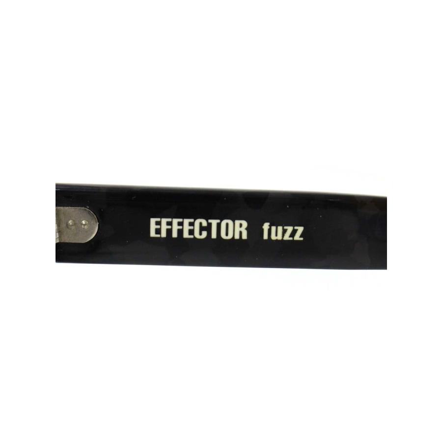 エフェクター Fuzz ファズ メガネ ブラック セルフレーム スクエア