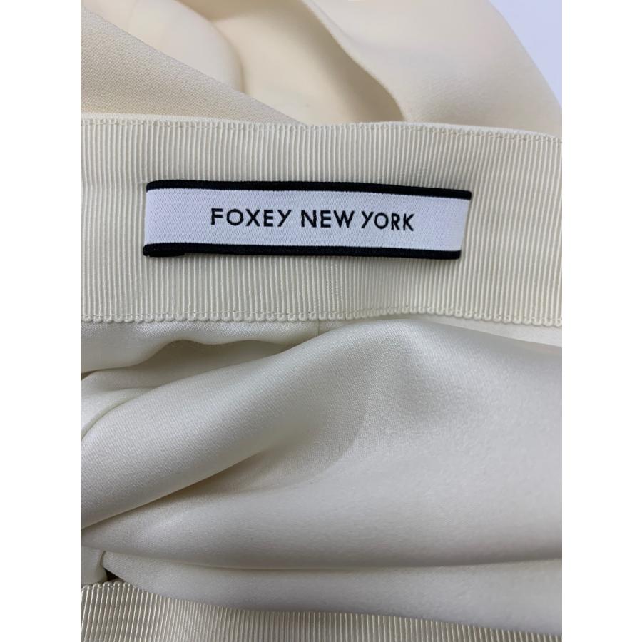 フォクシーニューヨーク GENEVA PANTS 43000 ワイドパンツ 38 ホワイト 