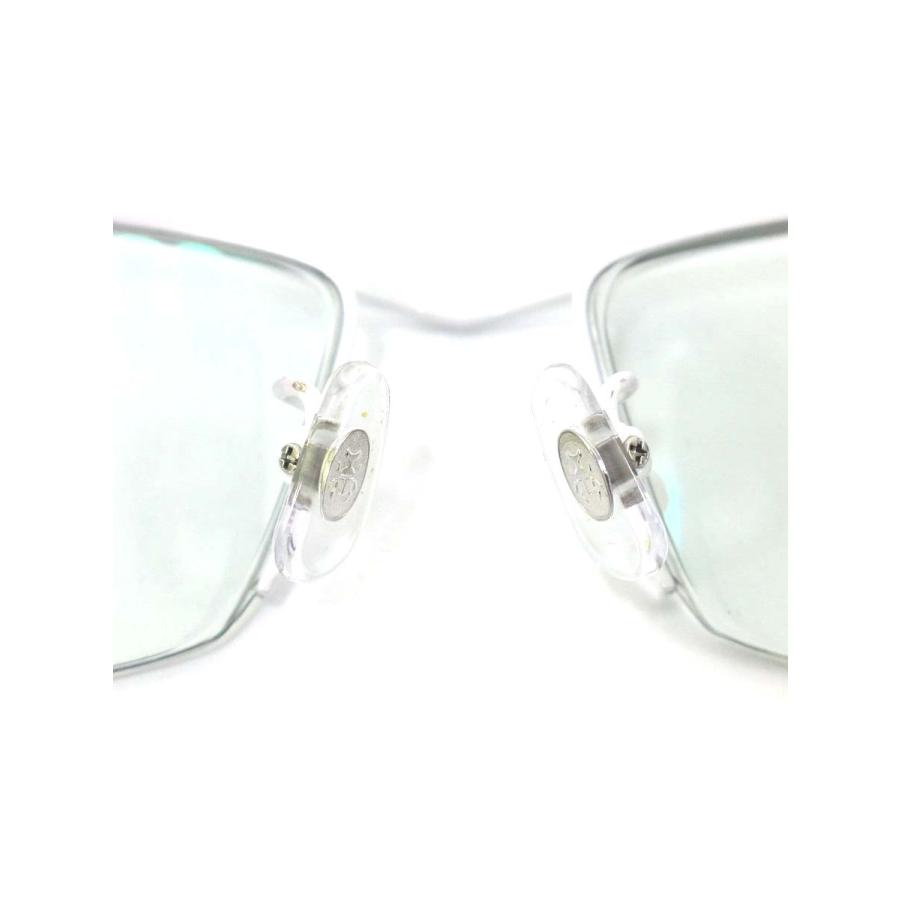 サムライ翔 仁No.52 SS-J216 メガネ ホワイト/ゴールド ハーフリム  