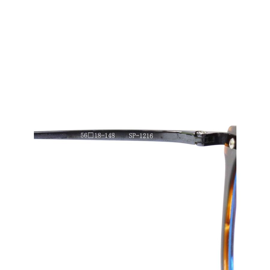 金子眼鏡 SPIVVY SP-1216 メガネ ブルー コンビフレーム