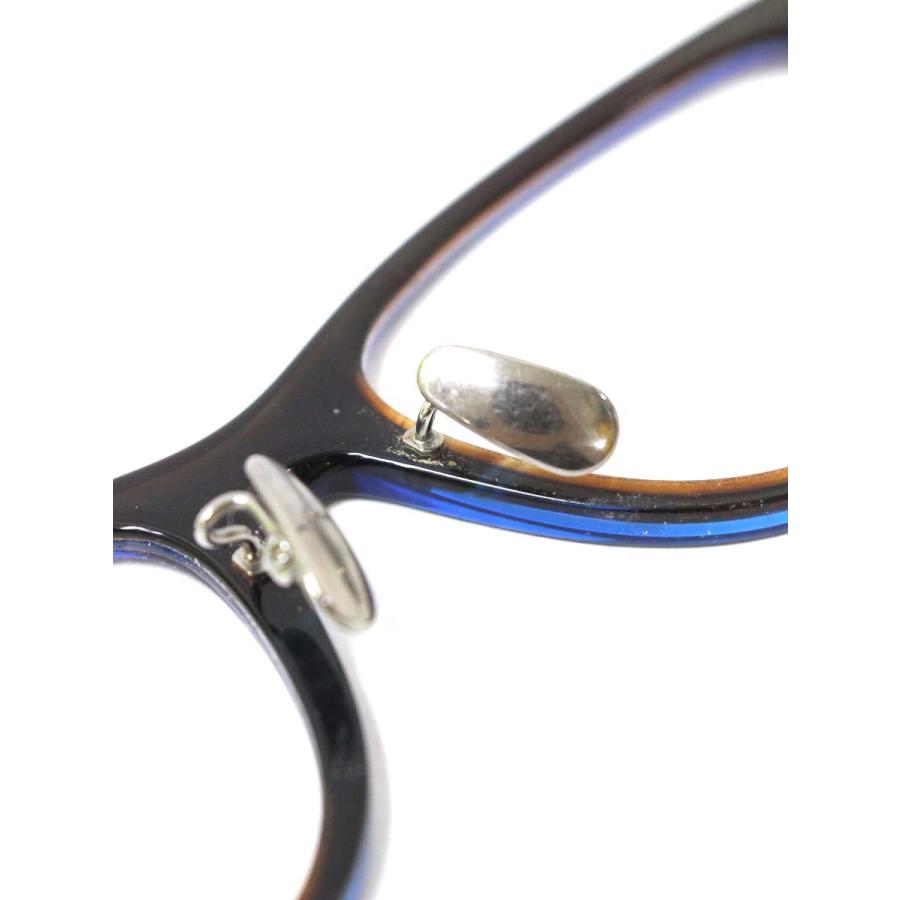 金子眼鏡 SPIVVY SP-1216 メガネ ブルー コンビフレーム