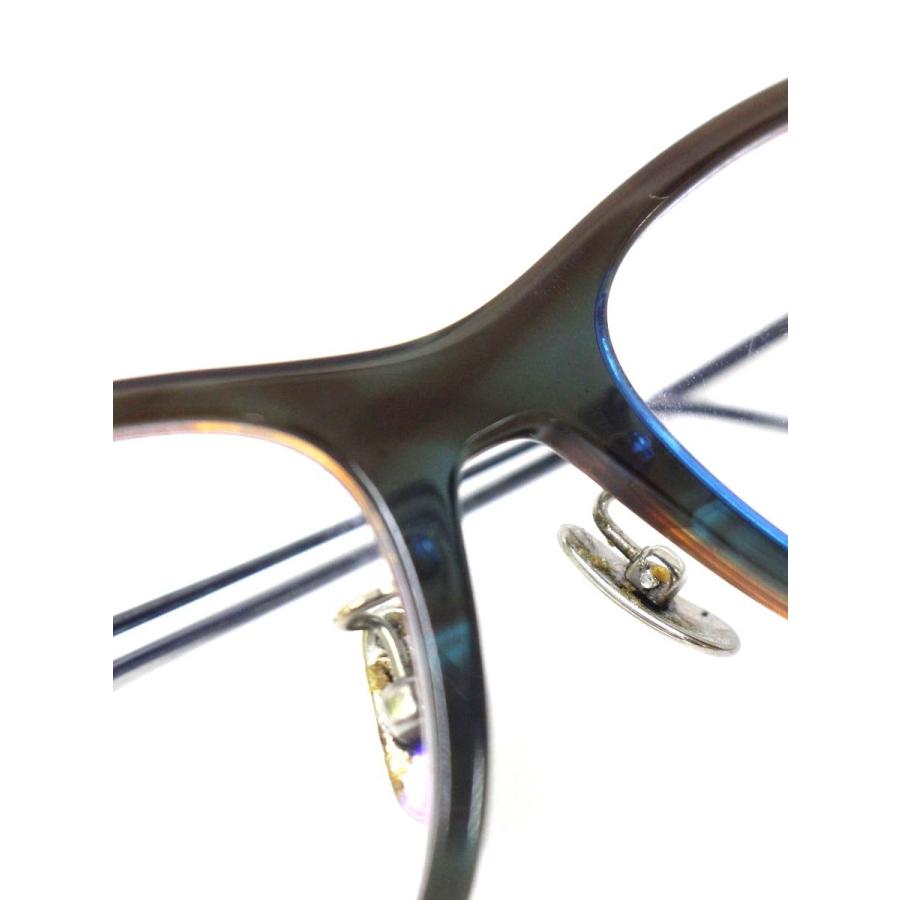 金子眼鏡 SPIVVY SP-1216 メガネ ブルー コンビフレーム