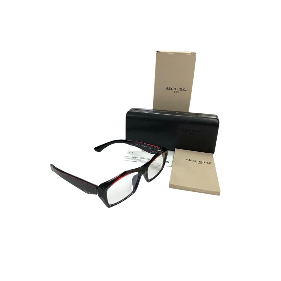 アランミクリ A03525 001 メガネ ブラック Pointillee black  transparent red ITXOTVW7XBAKの画像