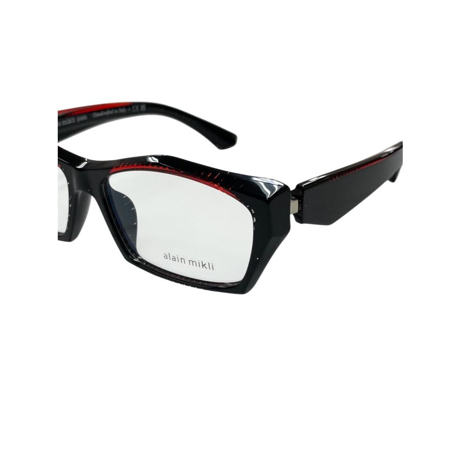 アランミクリ A03525 001 メガネ ブラック Pointillee black  transparent red ITXOTVW7XBAKの画像