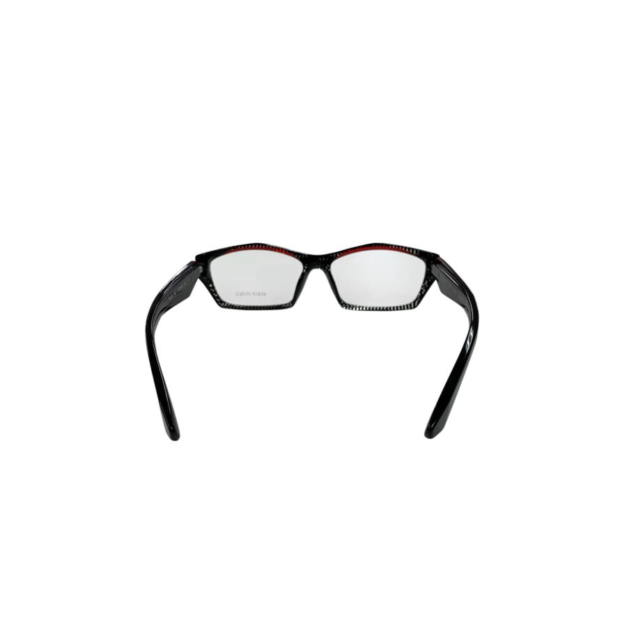 アランミクリ A03525 001 メガネ ブラック Pointillee black  transparent red ITXOTVW7XBAKの画像