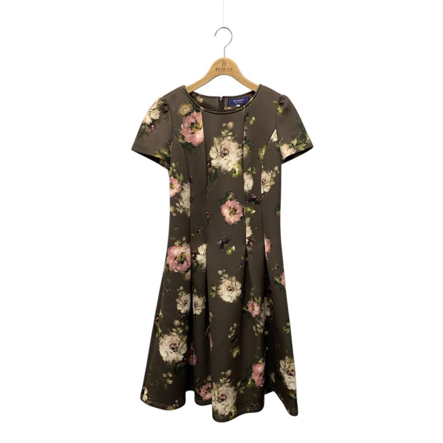 エムズグレイシー インクジェットフラワープリントドレス 111501