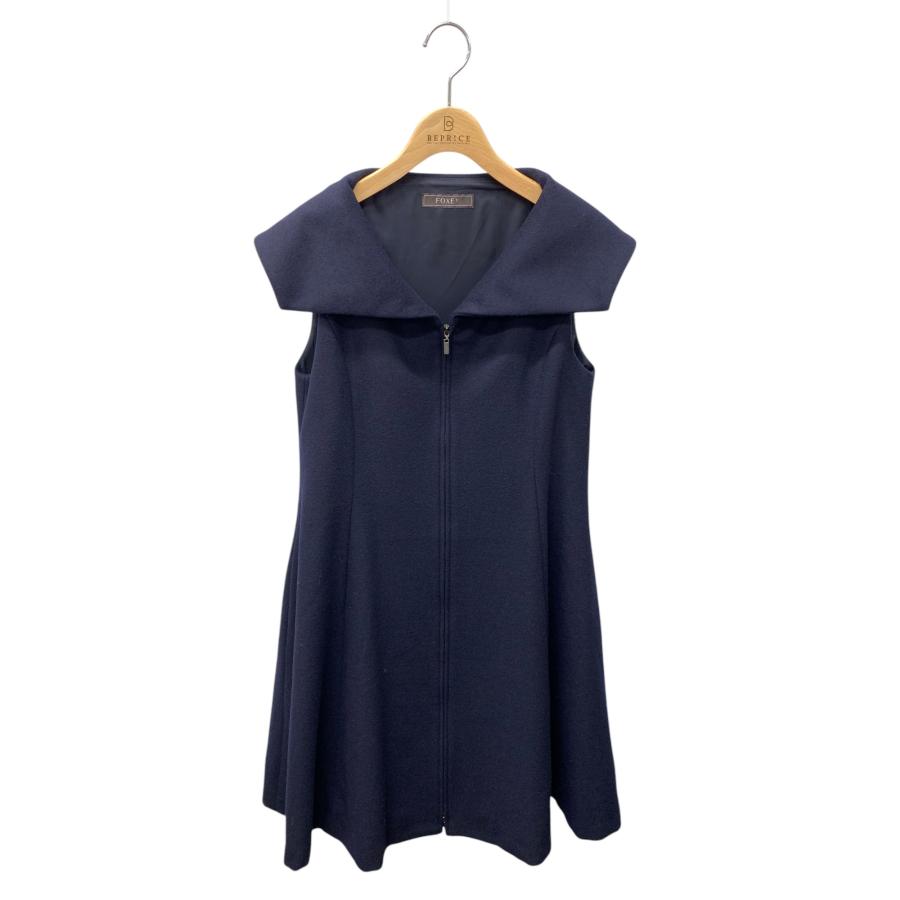 フォクシーブティック Dress Iris 43981 ワンピース 38 ネイビー