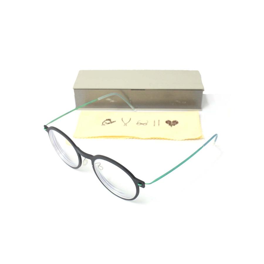 リンドバーグ NOW6586 メガネ 眼鏡 ブラック メタルフレーム フルリム オーバル グリーン ITYGV9NO0ITC｜beprice｜02