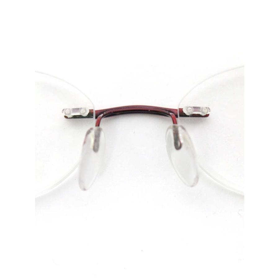 シルエット 6650 メガネ スクエア リムレス ITYVFNLTZ214 : ブランド  