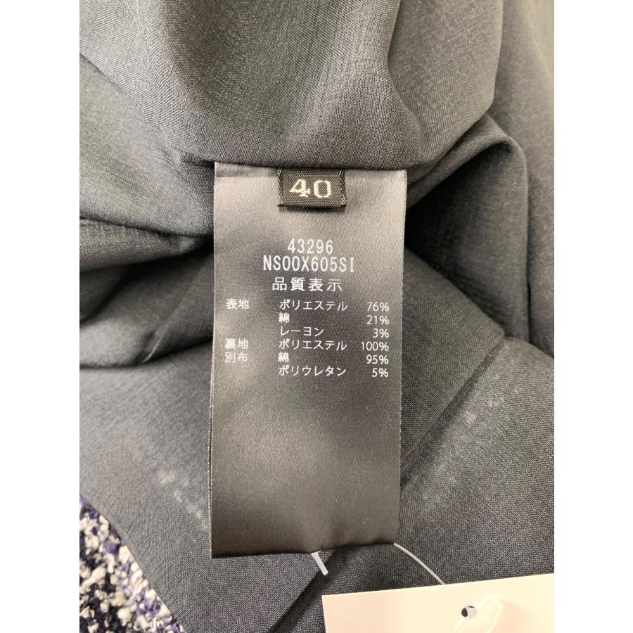 未使用品　フォクシーニューヨーク　ツイードワンピース　グレー　サイズ40 L フォクシーニューヨーク Dress Blair 43296 ワンピース 40 ネイビー