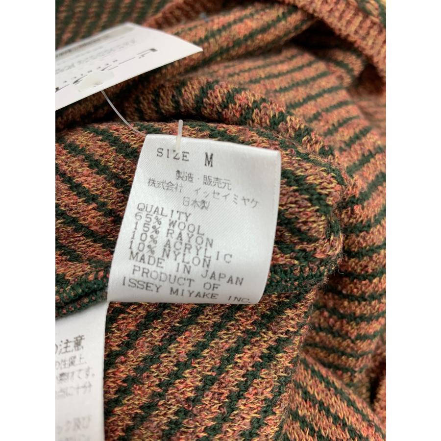 イッセイミヤケメン ME83KN003 クルーネックニット M グリーン レジ