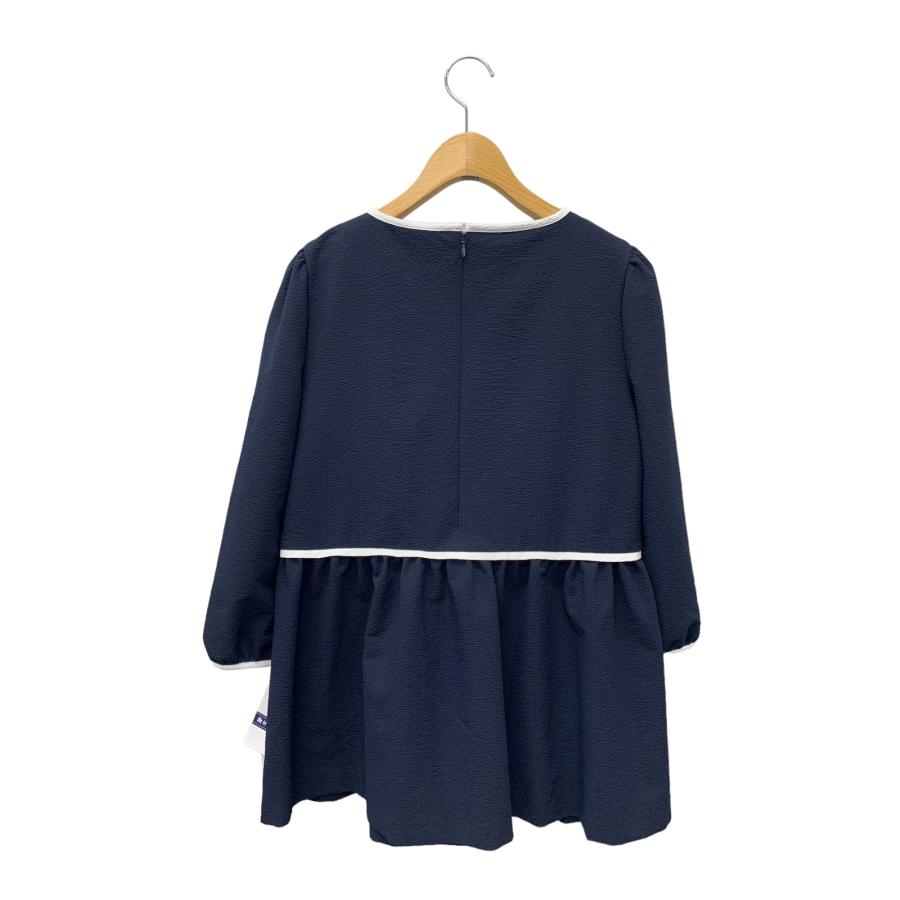 エムズグレイシー 410307 ブラウス 40 ネイビー ロングブラウス