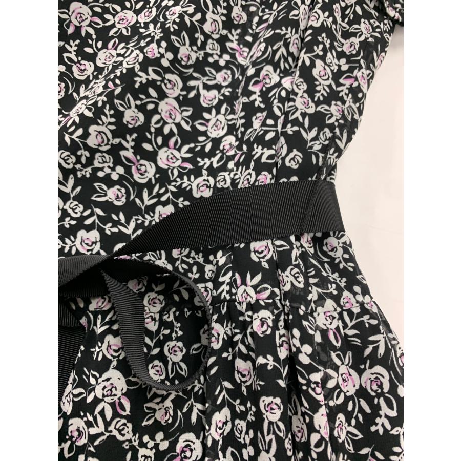 エムズグレイシー 211340 ワンピース 40 ホワイト フラワーモチーフ