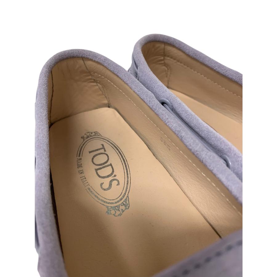 トッズ ドライビングシューズ 38 1/2 パープル スエード ITZMPKCTSN1W