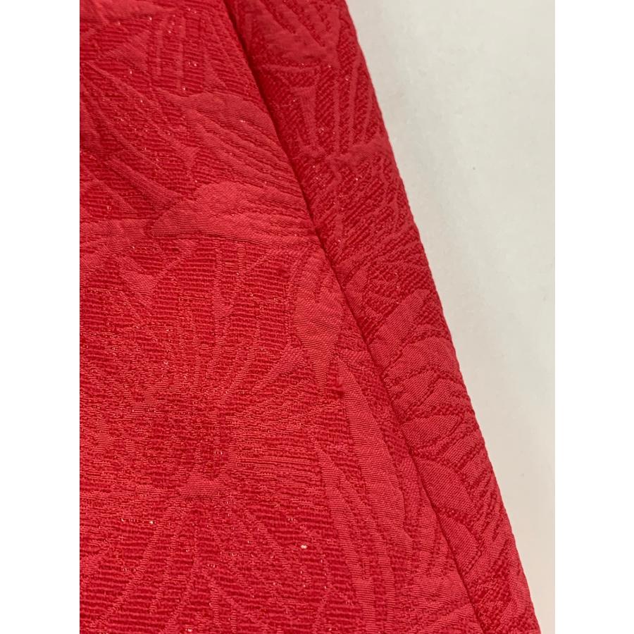 エムズグレイシー 411354 ワンピース 38 レッド フラワー ラメ