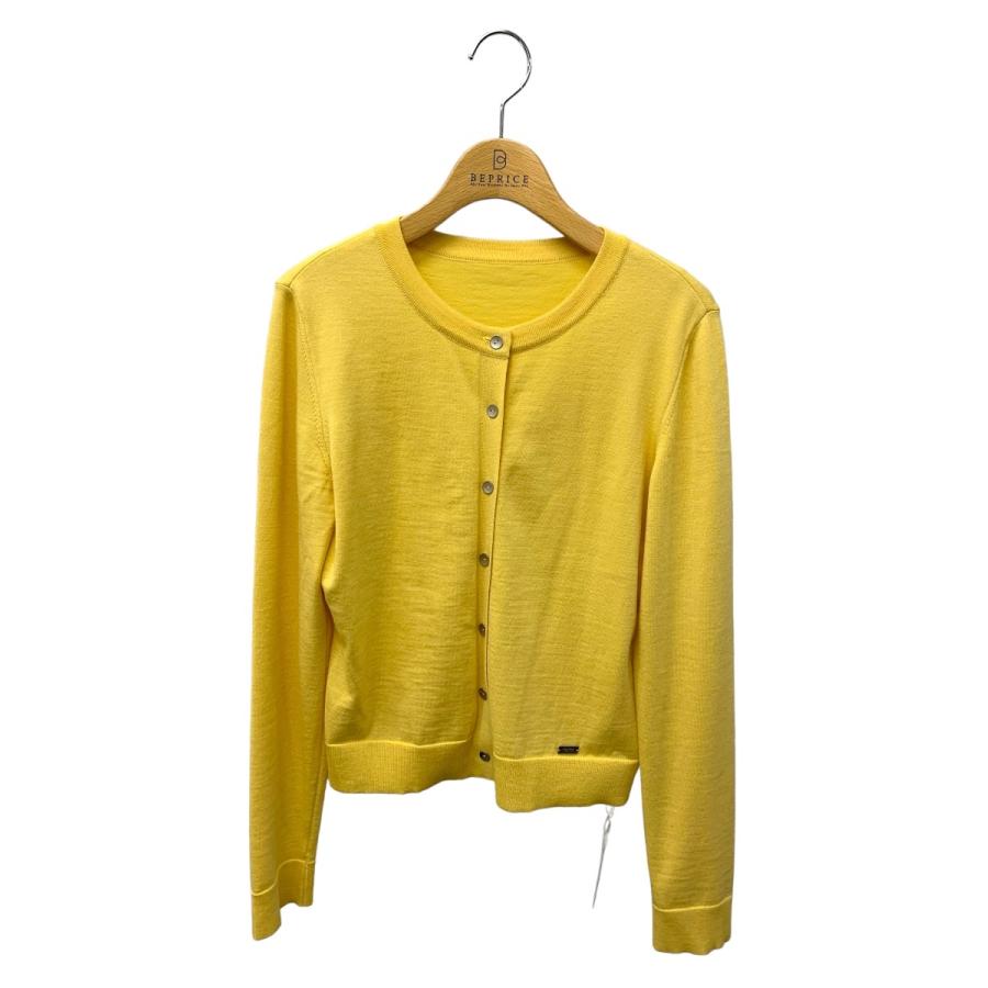 薄手 カーディガン フォクシーブティック 40922 カーディガン 38 イエロー Knit Cardigan