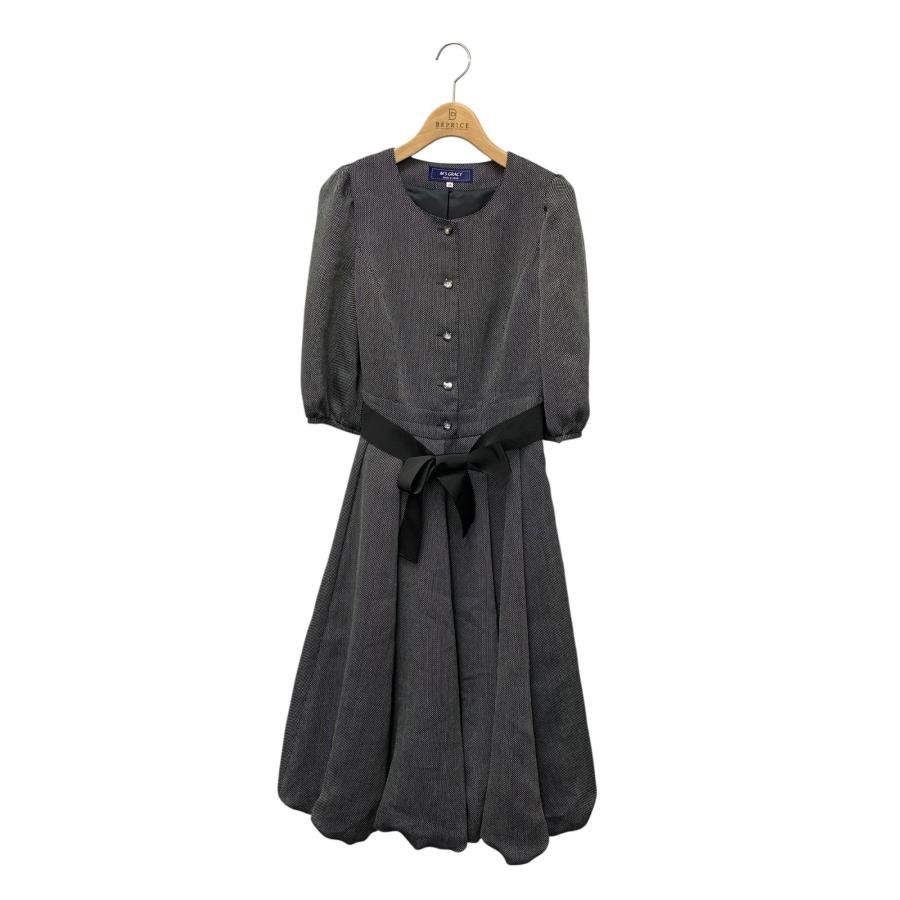 M'S GRACY エムズグレイシー バルーンシルエットワンピース エムズグレイシー バルーンシルエットワンピース 511513 38 ブラック