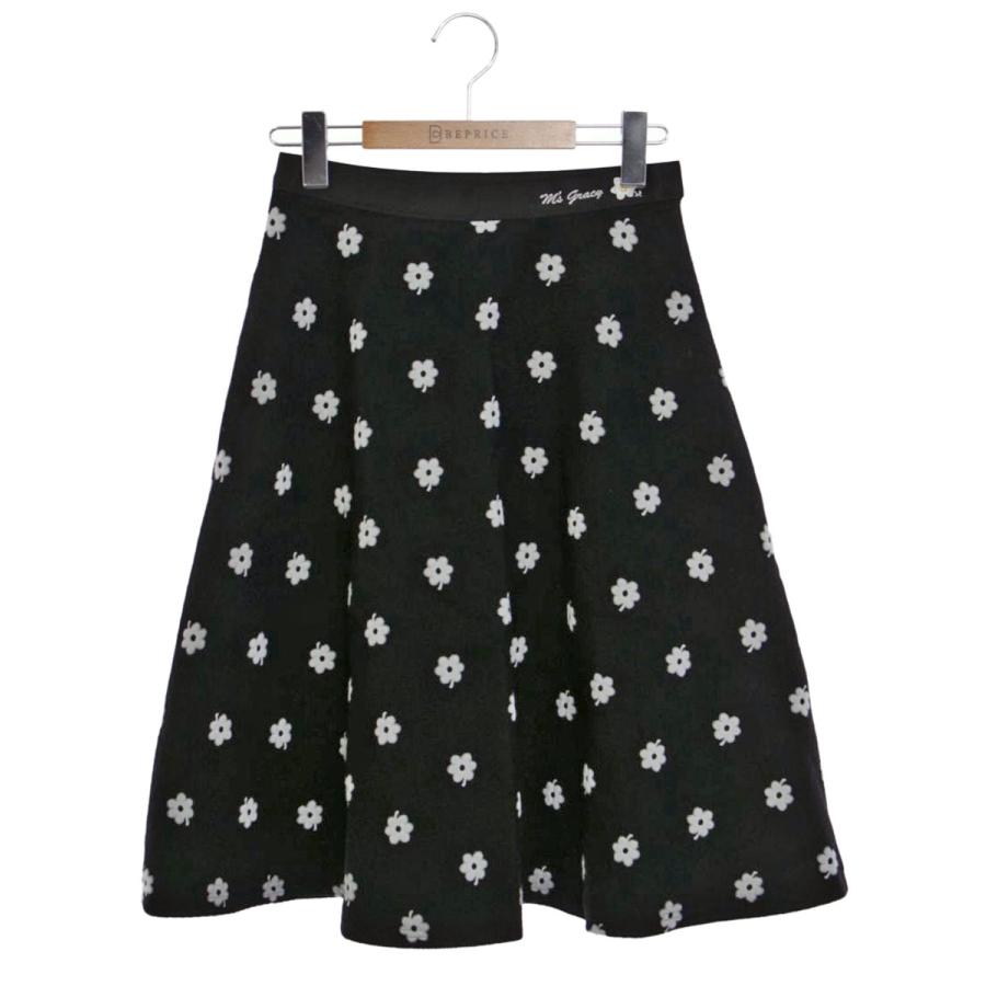 定価3万未使用美品エムズグレイシーフリルドットブラウスブラウン水玉