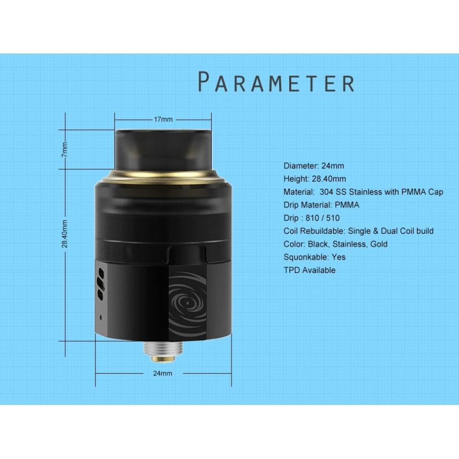 【在庫処分】Vapefly Wormhole BF RDA VAPE 電子タバコ |  | 03