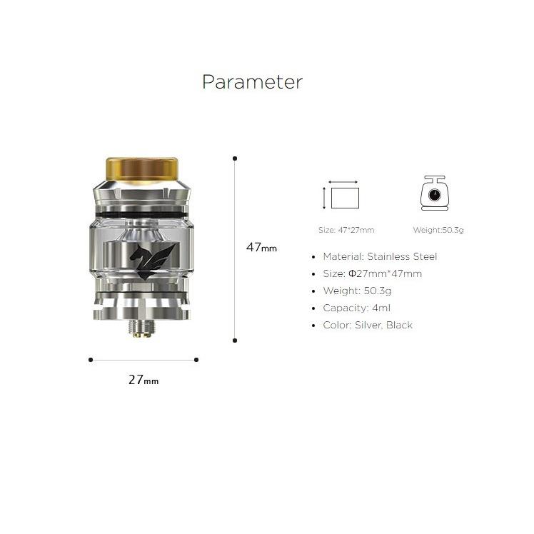 【在庫処分】Wismec Bellerophon RTA VAPE 電子タバコ |  | 01
