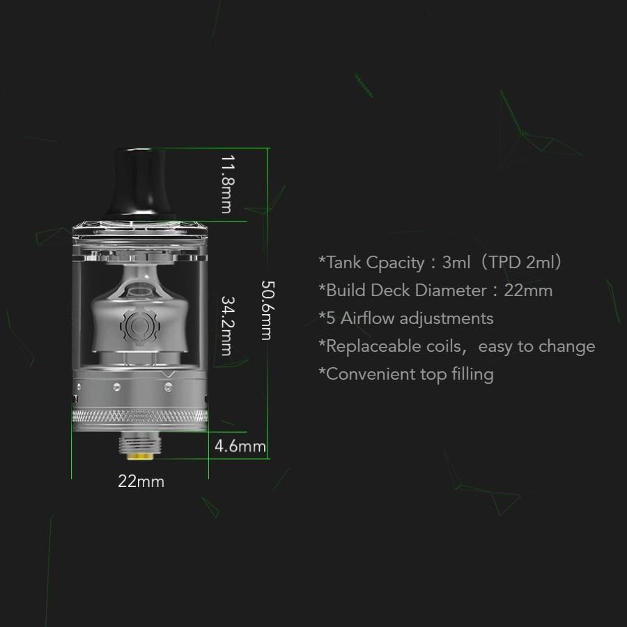Wotofo COG MTL RTA VAPE 電子タバコ |  | 02