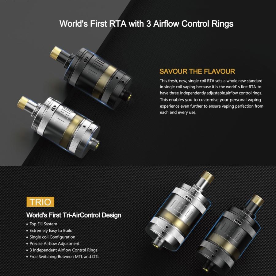 【在庫処分】ZQ Trio MTL RTA VAPE 電子タバコ |  | 02