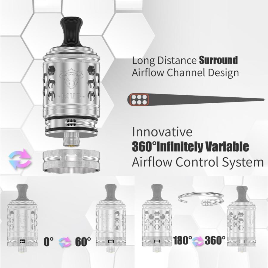 ThunderHead Creations Tauren MTL RTA VAPE 電子タバコ |  | 04