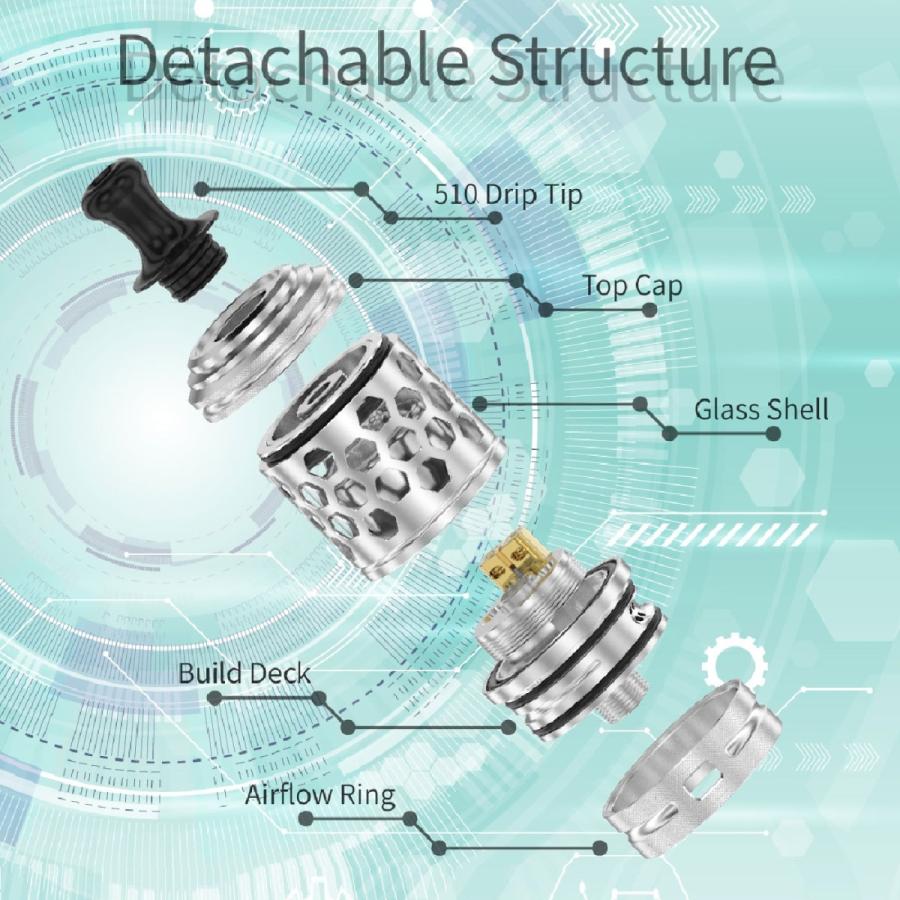 ThunderHead Creations Tauren MTL RTA VAPE 電子タバコ |  | 05