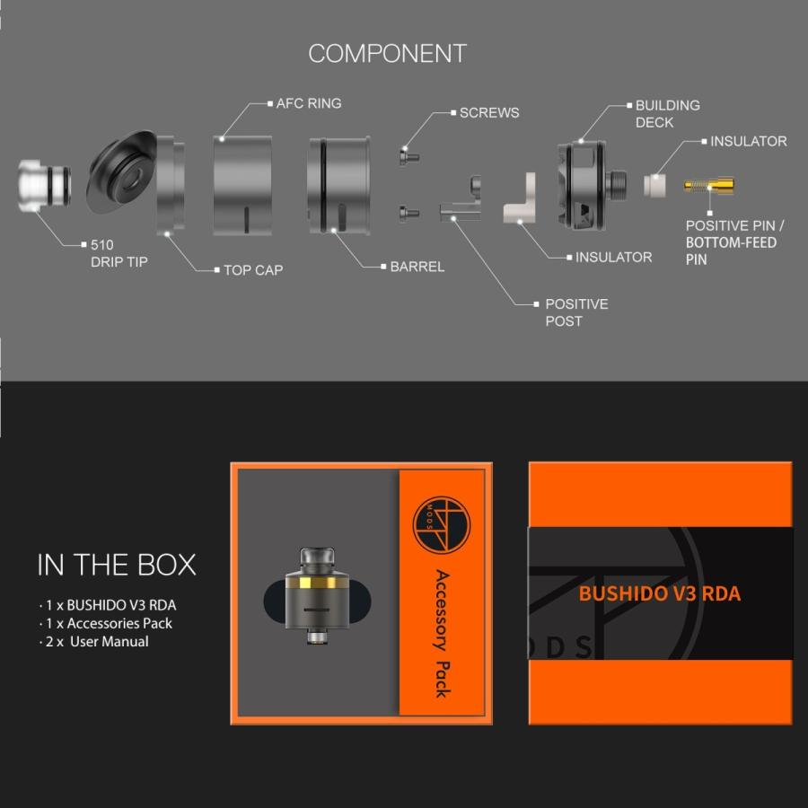 BP MODS Bushido V3 RDA VAPE 電子タバコ |  | 03