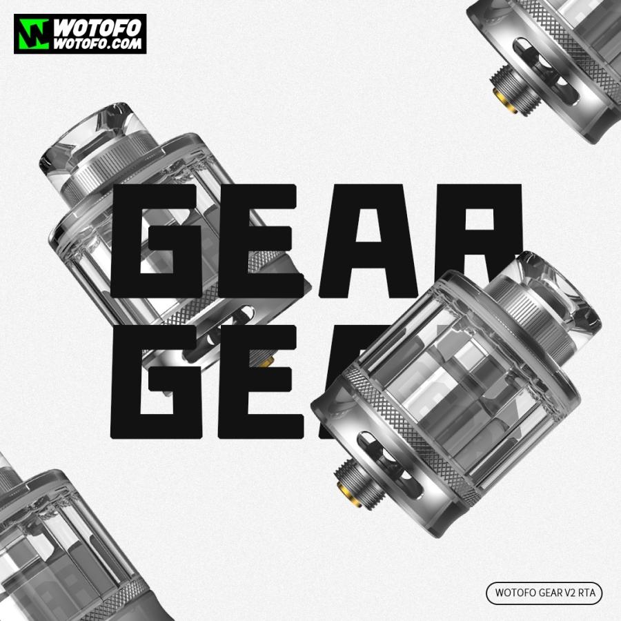 Wotofo Gear V2 RTA VAPE 電子タバコ | 