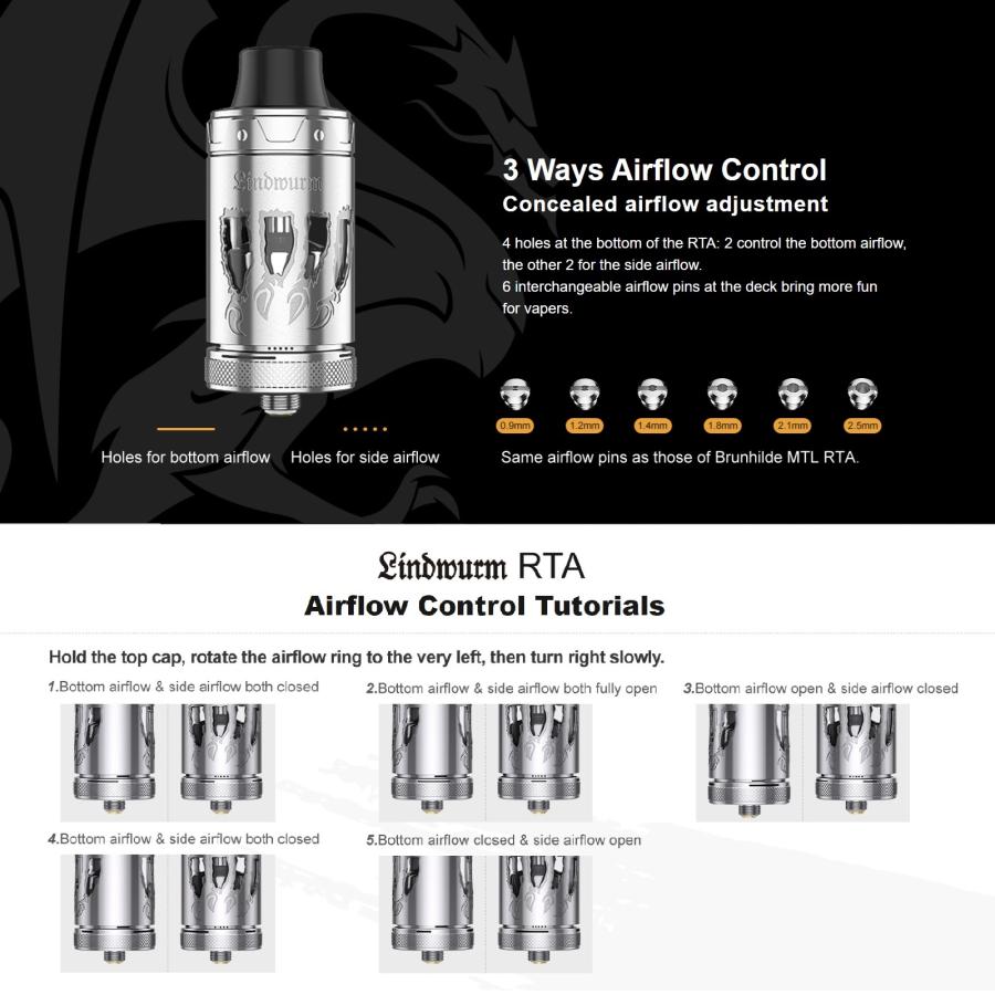 Vapefly Lindwurm RTA VAPE 電子タバコ |  | 02