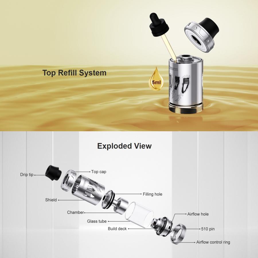 Vapefly Lindwurm RTA VAPE 電子タバコ |  | 03